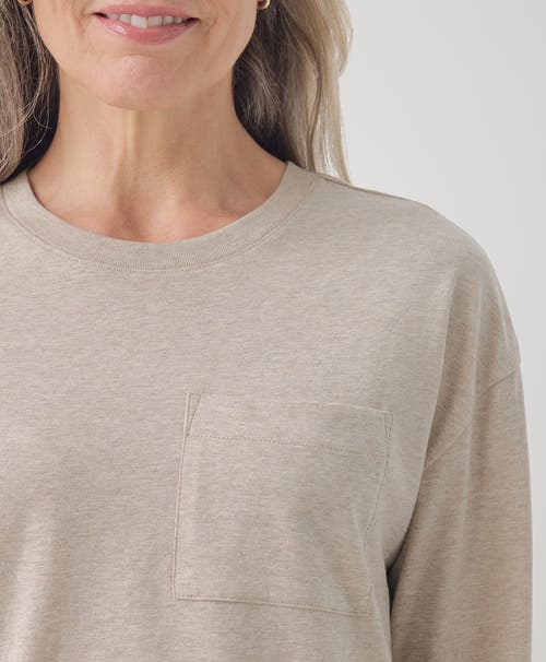 PACT PACT ORGANIC COTTON SOFTSPUN LONG SLEEVE POCKET TEE 