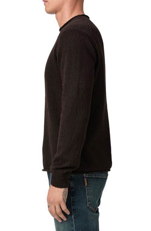 Shop Paige Ferguson Roll Neck Sweater In Burnt Cocoa