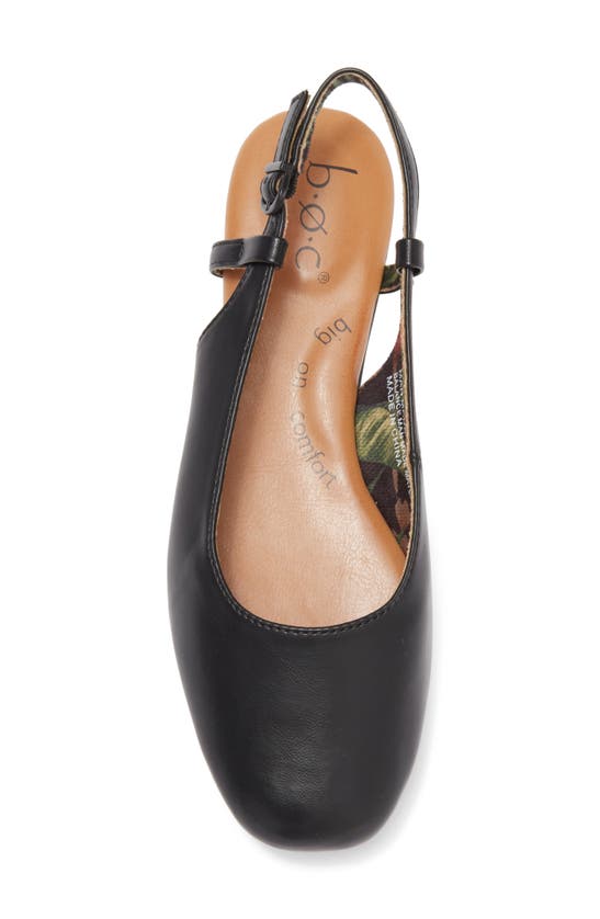 B O C Perri Slingback Flat In Black