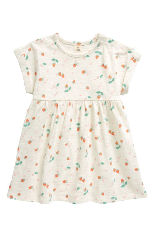 Tucker + Tate Print Roll Cuff Cotton Dress at Nordstrom,