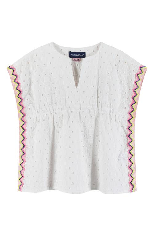 Andy & Evan Broderie Anglaise Cotton Cover-Up White at Nordstrom,