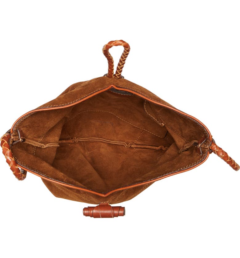 Tyag Suede & Leather Hobo Bag