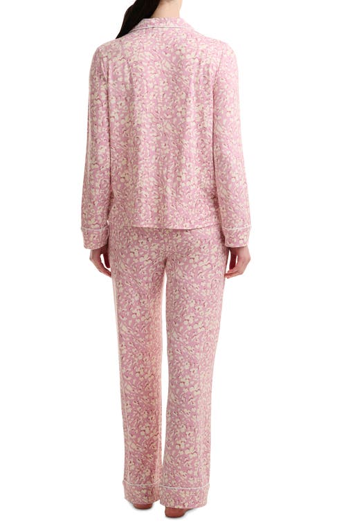 Shop Splendid Print Long Sleeve Pajamas In Animal Stars