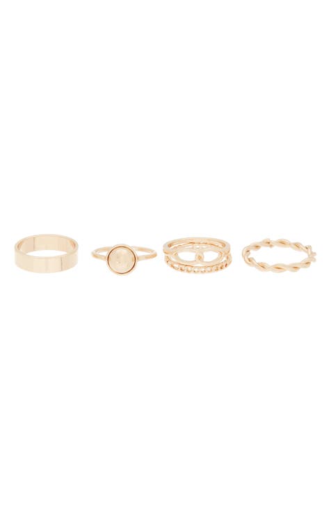4-Pack Assorted Rings