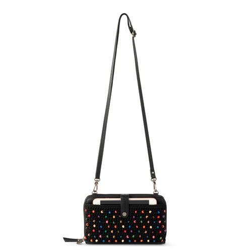 Shop The Sak Iris Smartphone Crossbody In Black Multi Beads