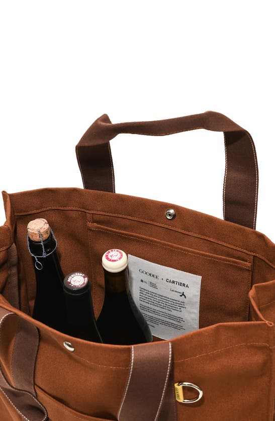 GOODEE GOODEE MEDIUM BASSI RECYCLED PET CANVAS MARKET TOTE