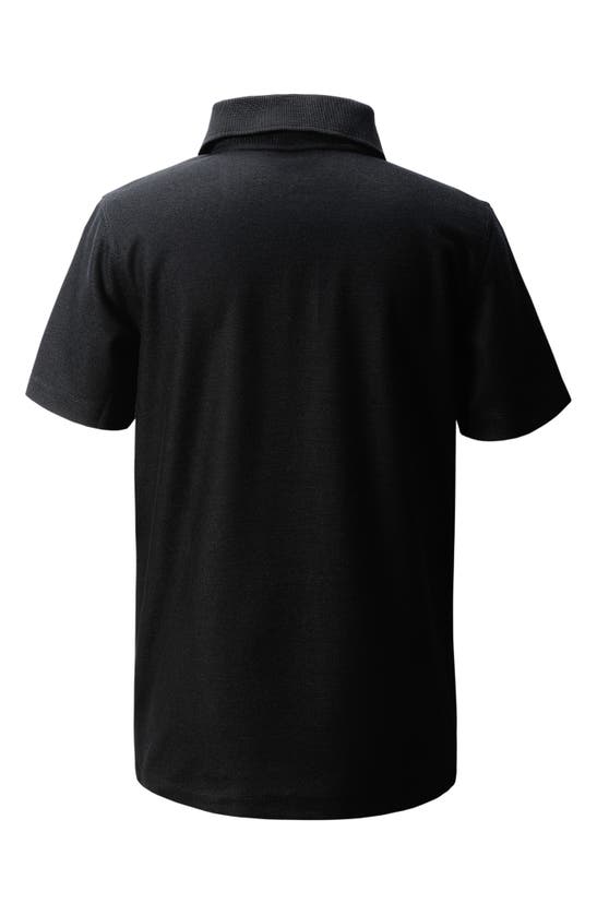 New Balance Kids' Golf Polo In Black
