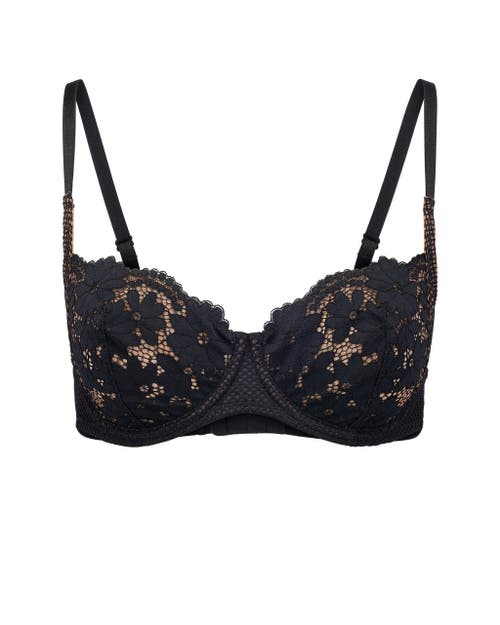 Shop Adore Me Roxanne Unlined Balconette Bra In Black