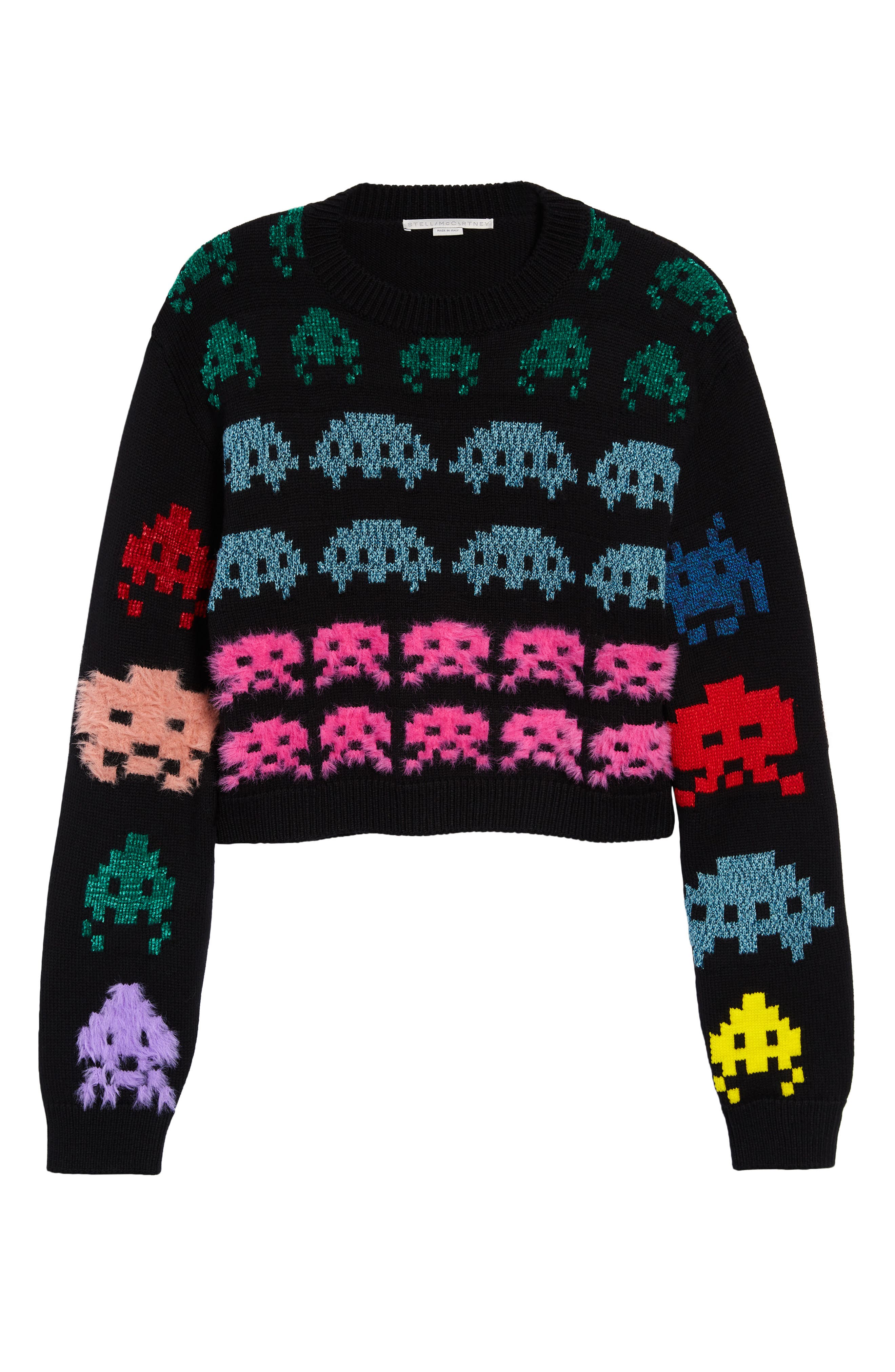 Stella McCartney Game On Crop Sweater in Multicolor at Nordstrom