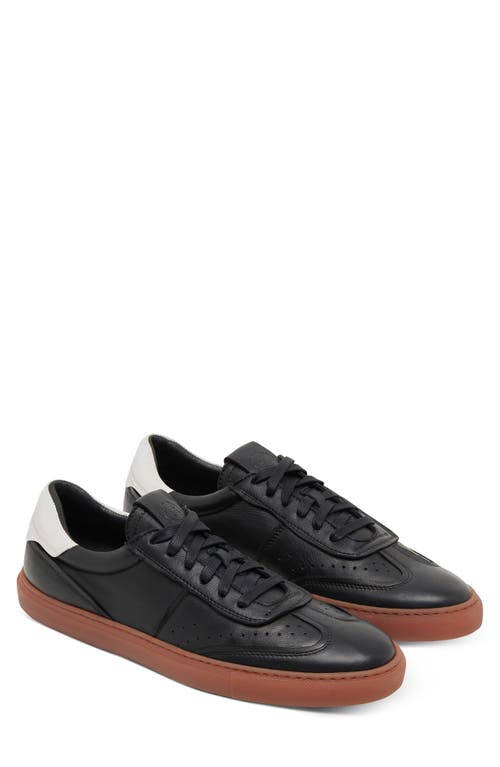 GREATS Charlie Low Top Sneaker in Nero Leather