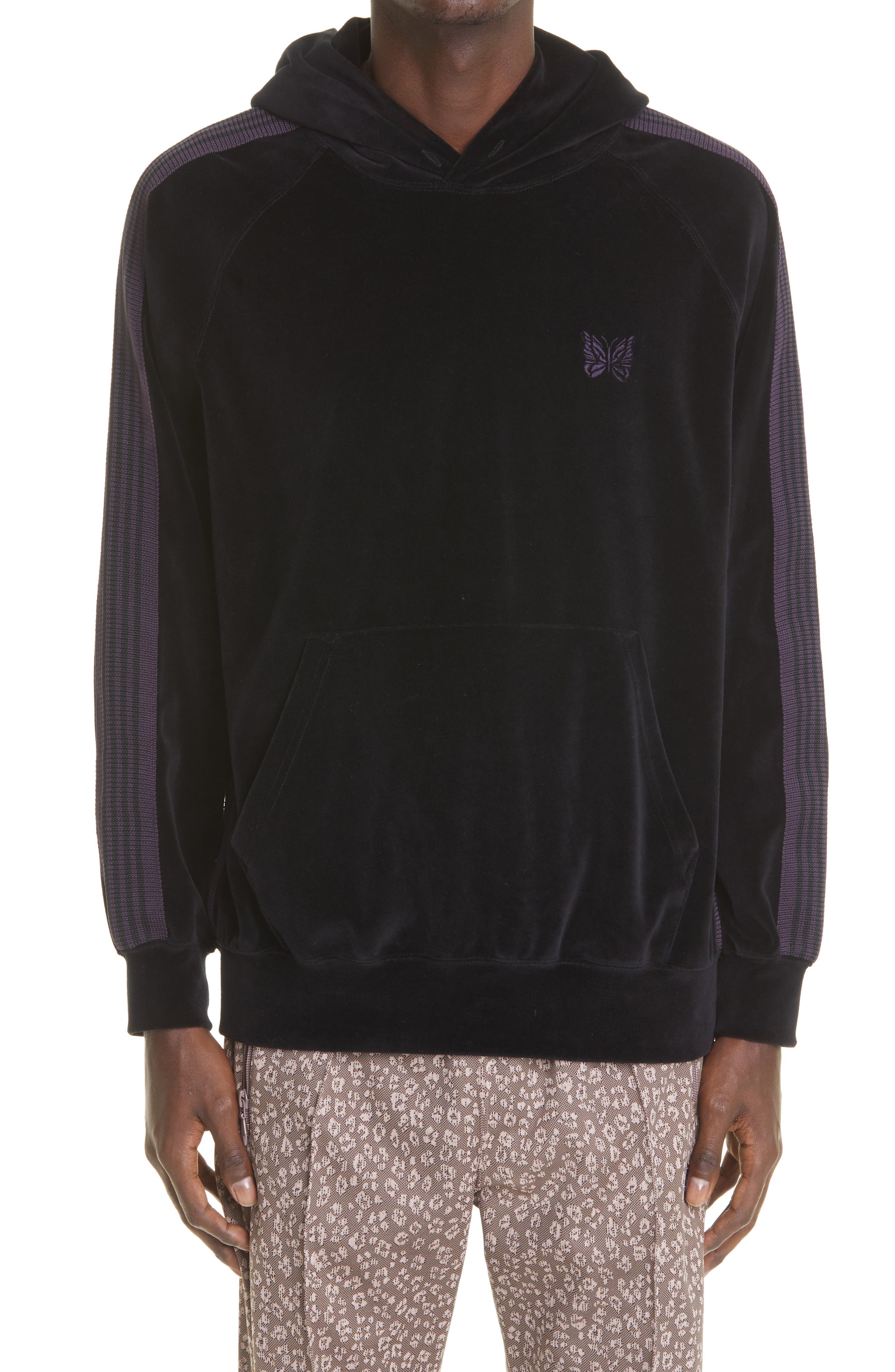 Needles Velour Track Hoodie | Smart Closet