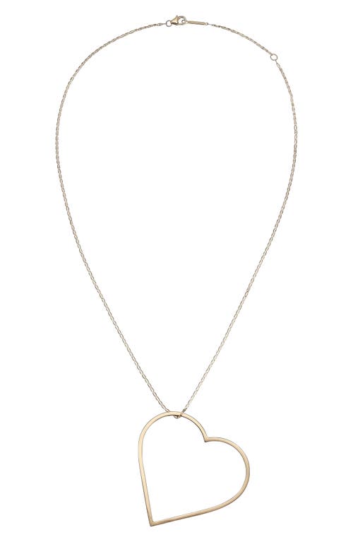 Lana Large Heart Pendant Necklace in Yellow Gold at Nordstrom