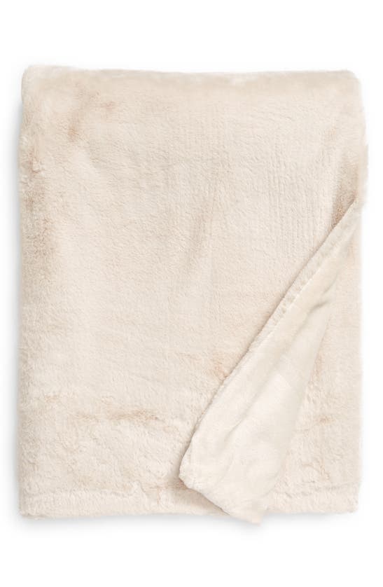 Unhide Lil' Marsh Small Plush Blanket In Neutral