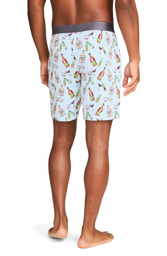Shop Tommy John Second Skin Lounge Shorts In Spirits Of Dad