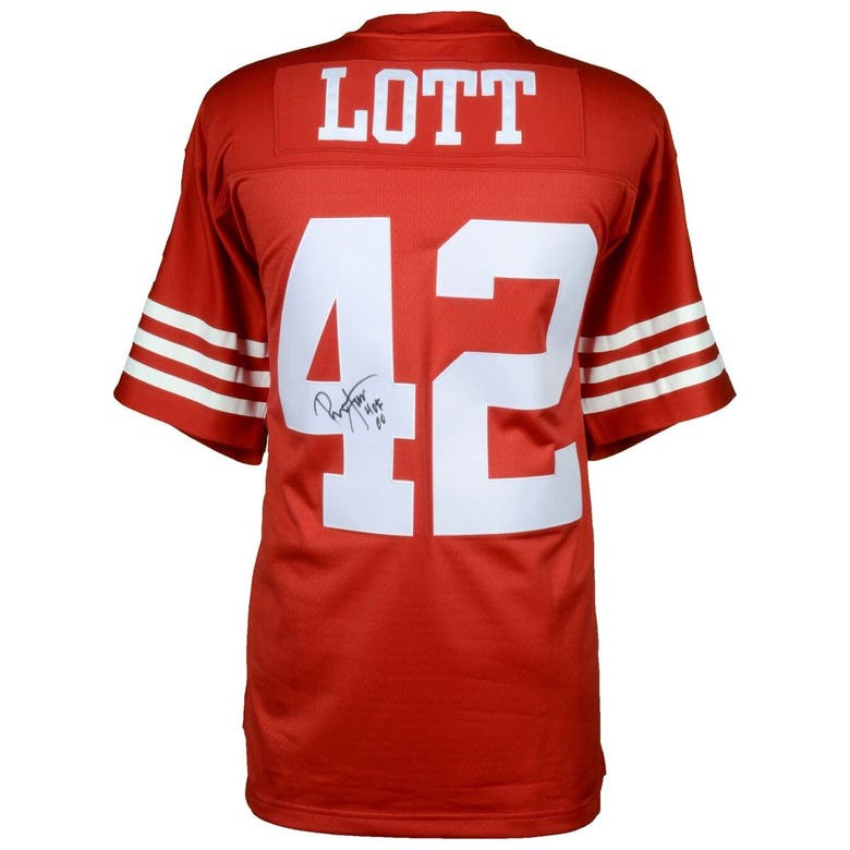 Men's San Francisco 49ers Ronnie Lott Mitchell & Ness White Legacy