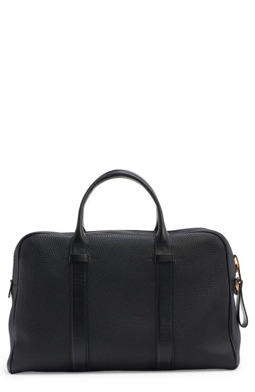 Buckley Leather Duffle Bag in Black