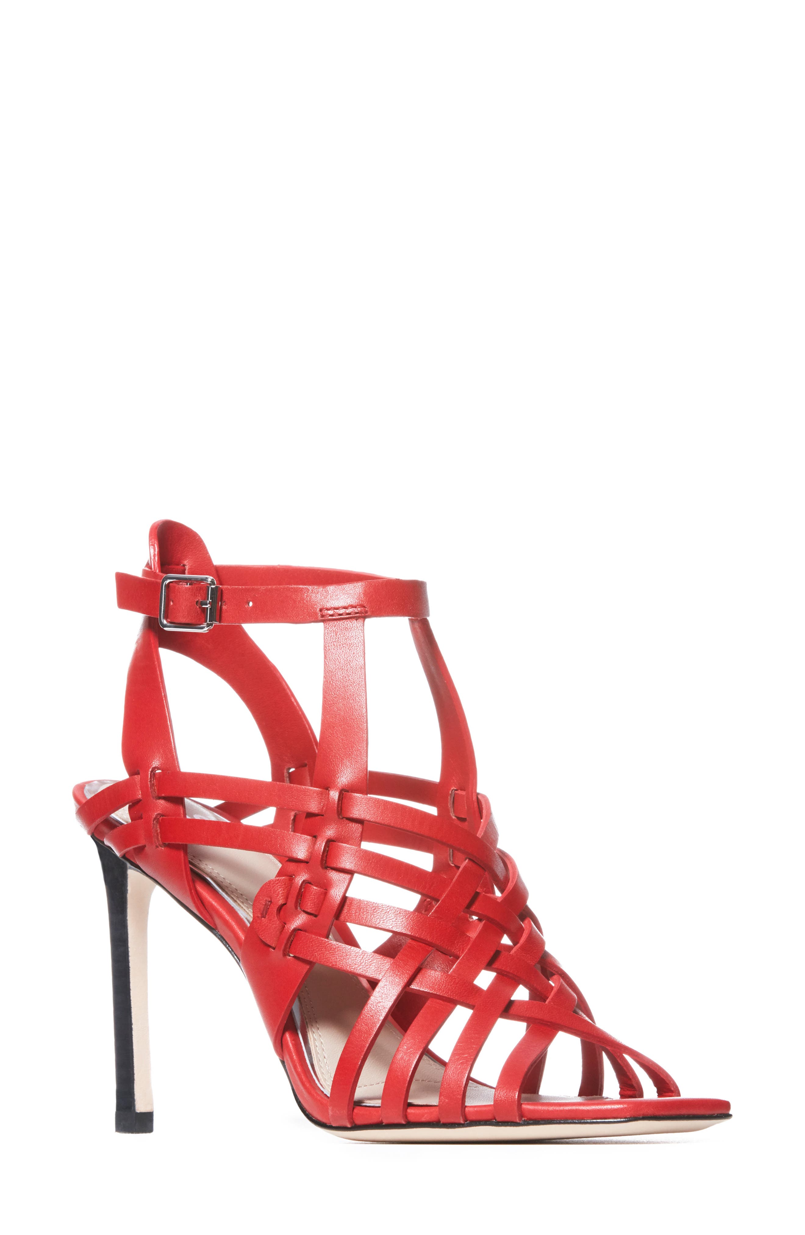 strappy stilettos