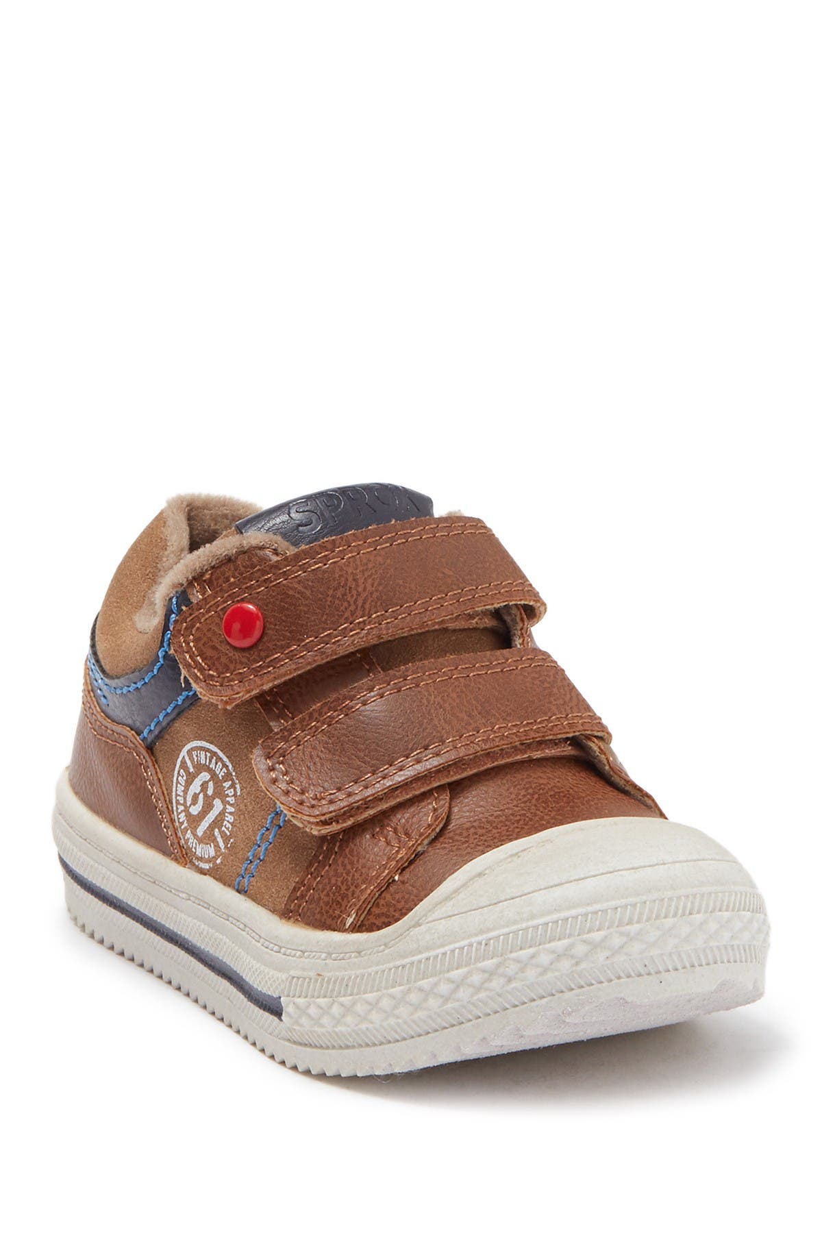 hook and loop strap sneakers