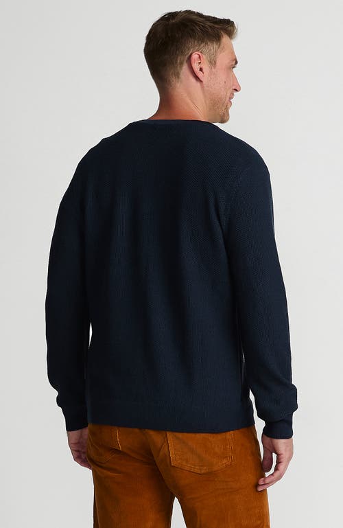 Shop Lands' End Long Sleeve Washable Merino Wool V Neck Sweater In Radiant Navy