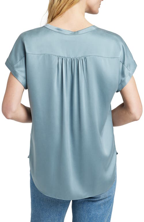 Faherty Sandwashed Silk Desmond Top In Lead