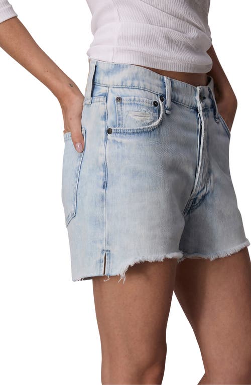 Rag & Bone Dre Ripped Low Rise Denim Shorts In Kelsey