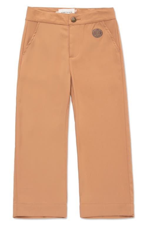 HONOR THE GIFT Kids' Wide Leg Trousers in Clay at Nordstrom, Size 10