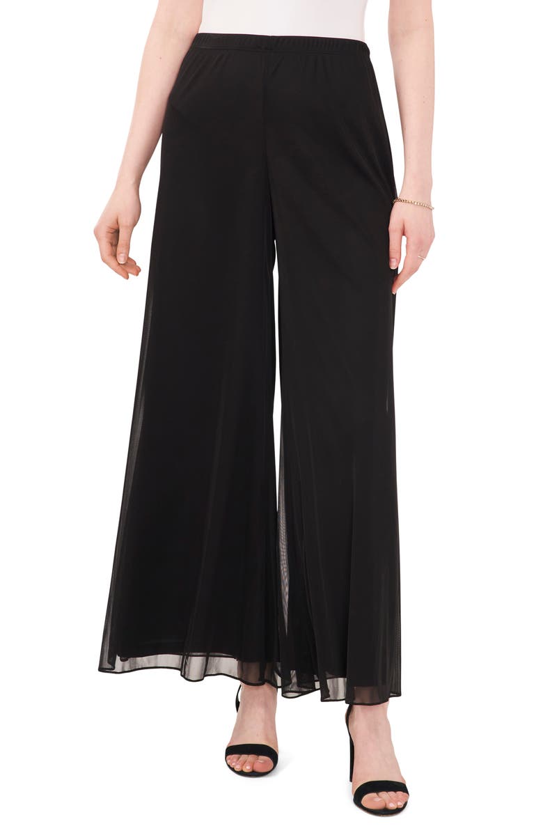 Chaus Wide Leg Mesh Palazzo Pants | Nordstrom