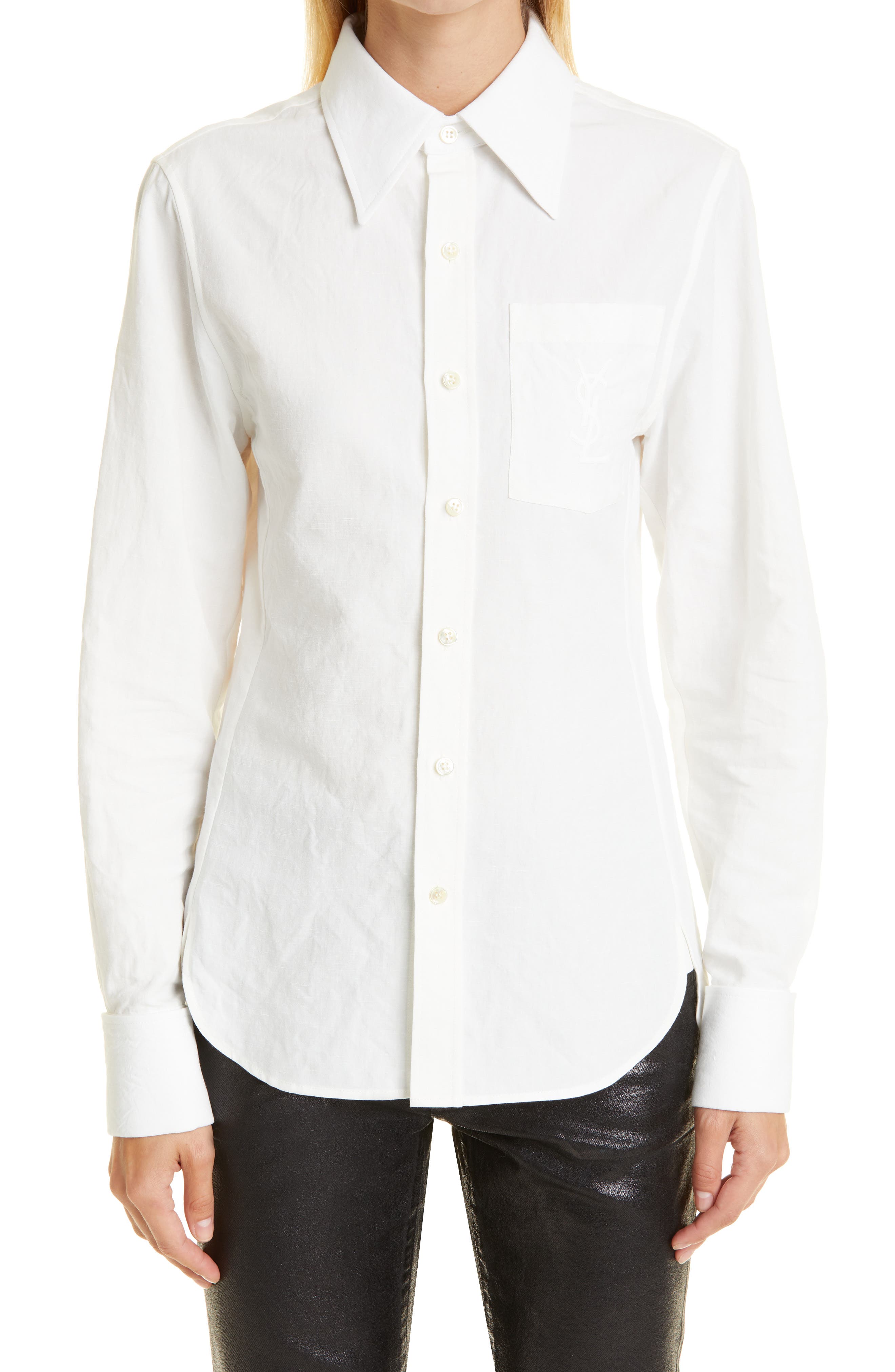 yves saint laurent shirt womens