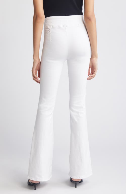 Frame High Rise Le Palazzo Crop Jean In Au Natural Clean Raw After In White