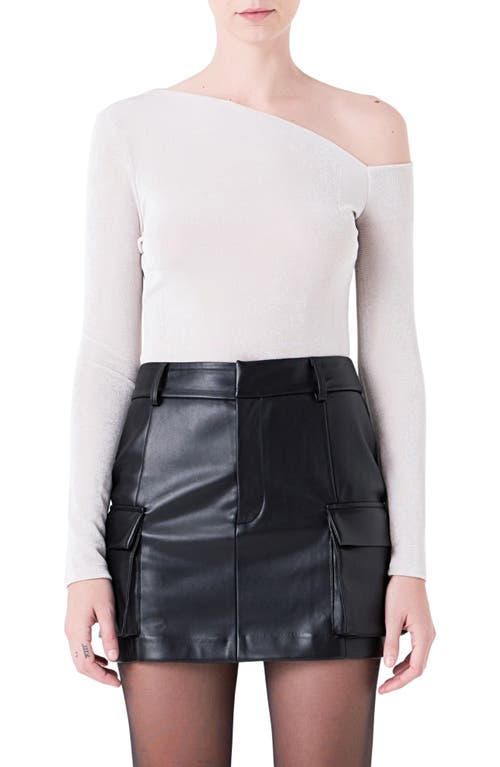 Grey Lab Asymmetric One-Shoulder Top at Nordstrom,