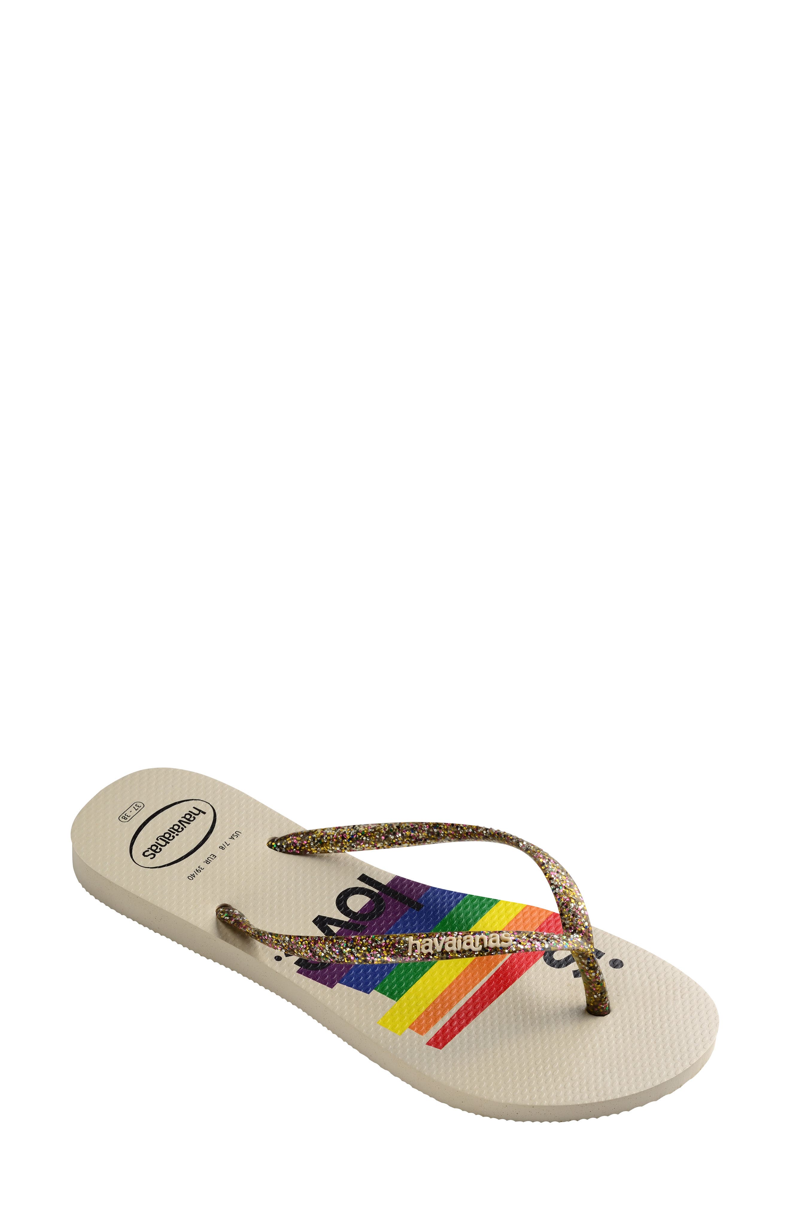 nordstrom rainbow flip flops