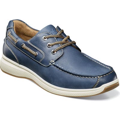 Florsheim Great Lakes Moc Toe Derby, EEE - Blue