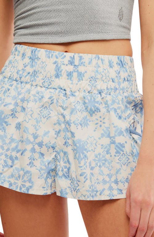 Shop Free People Get Your Flirt On Shorts In Artic Snow Combo