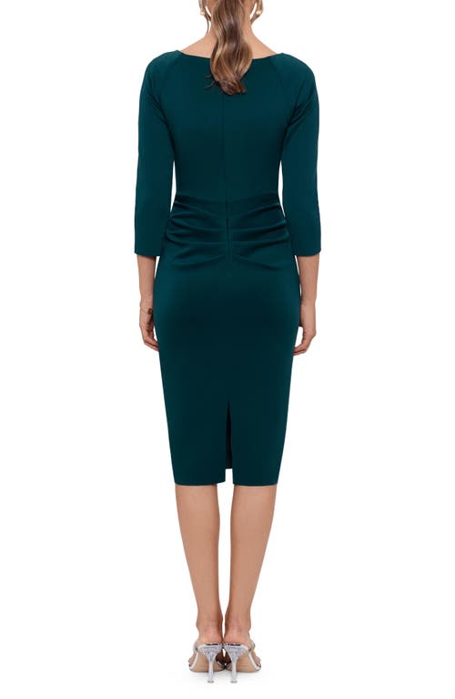 green emerald velvet dress Gina
