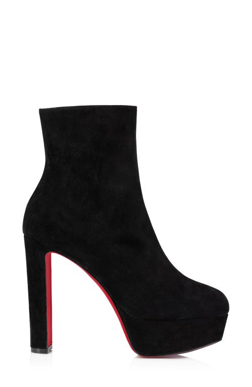 Christian Louboutin Loo Platform Bootie In Black