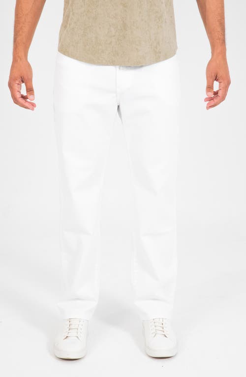 Monfrère Jayden Straight Leg Jeans in Blanc