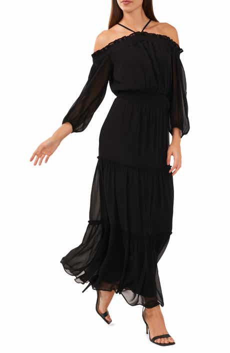 Halogen v neck maxi dress cheap