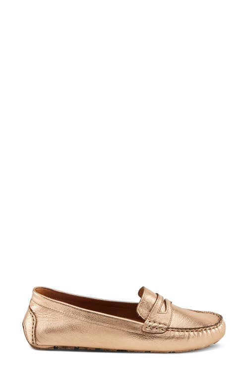 Shop Spring Step Audette Penny Loafer In Rose Gold