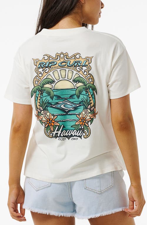 Rip Curl Vacation Relaxed Fit Graphic T-shirt In Hawaii Bone