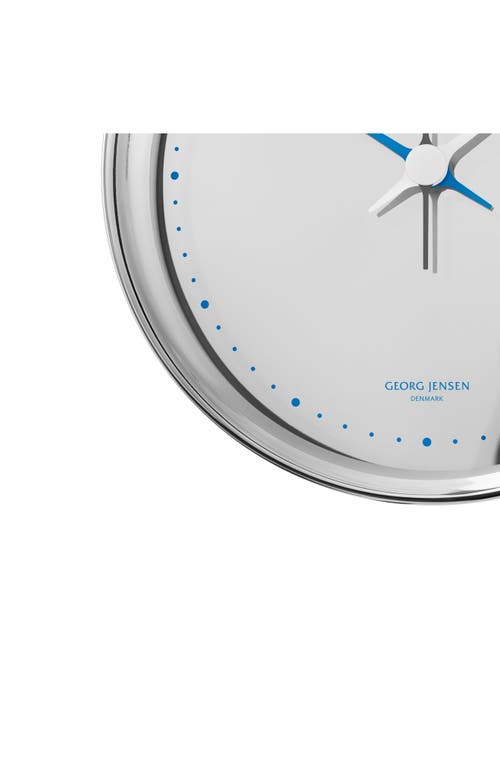 Georg Jensen Koppel Wall Clock In Stainless Steel