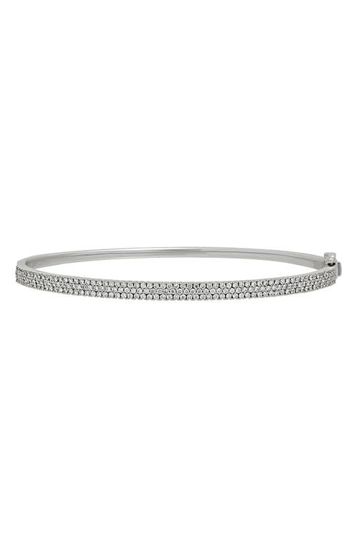 Bony Levy Audrey Diamond Bangle in 18K White Gold at Nordstrom, Size 7