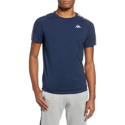 Kappa 222 Banda Michael Reflective T-Shirt, Blue