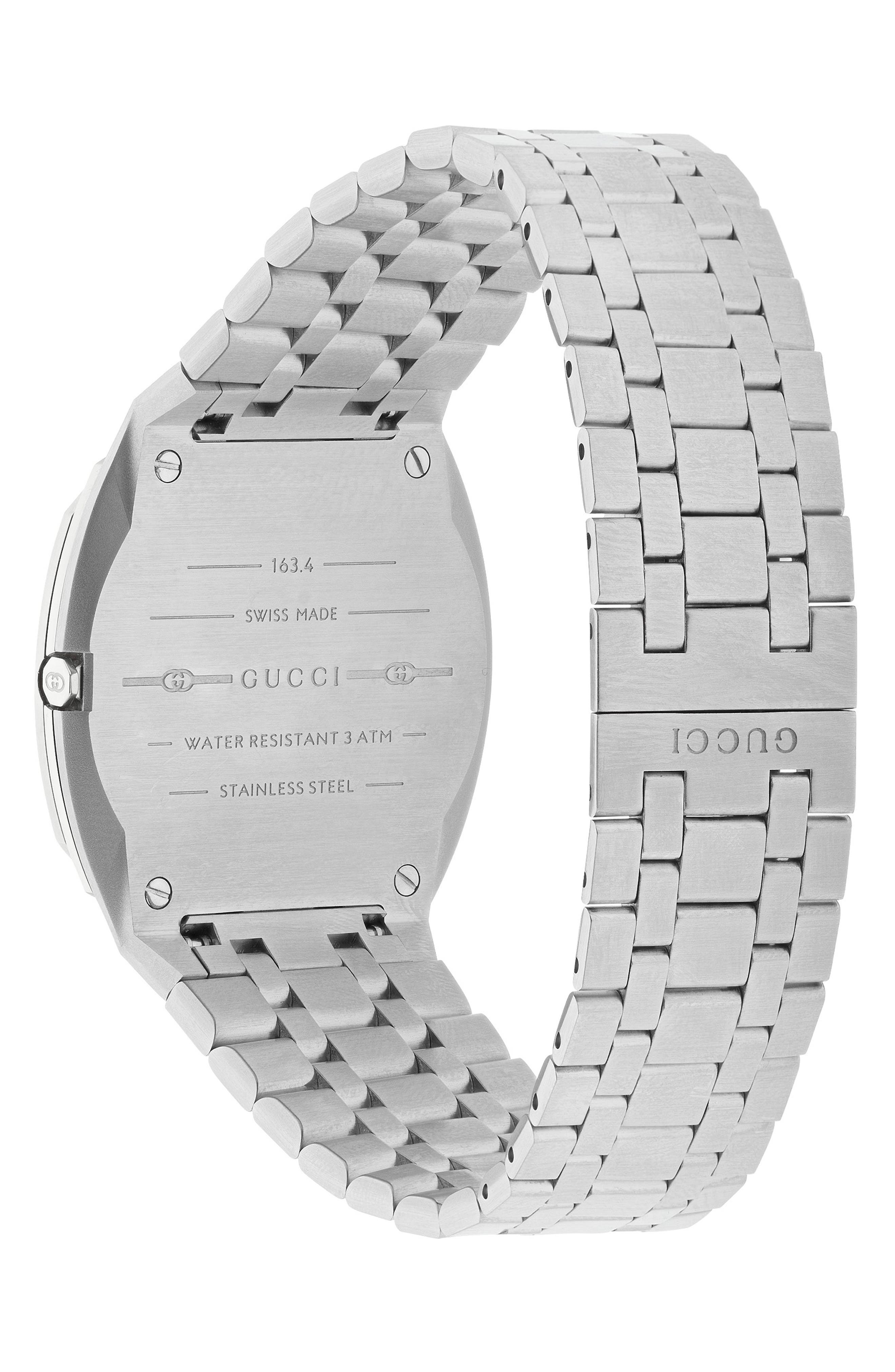 gucci stainless steel watch band