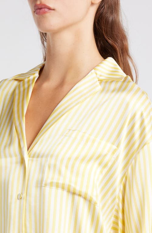 LUNYA LUNYA WASHABLE SILK BUTTON-UP SHORT PAJAMAS 