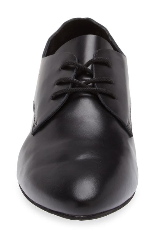 Shop Chocolat Blu Emil Derby In Black Leather