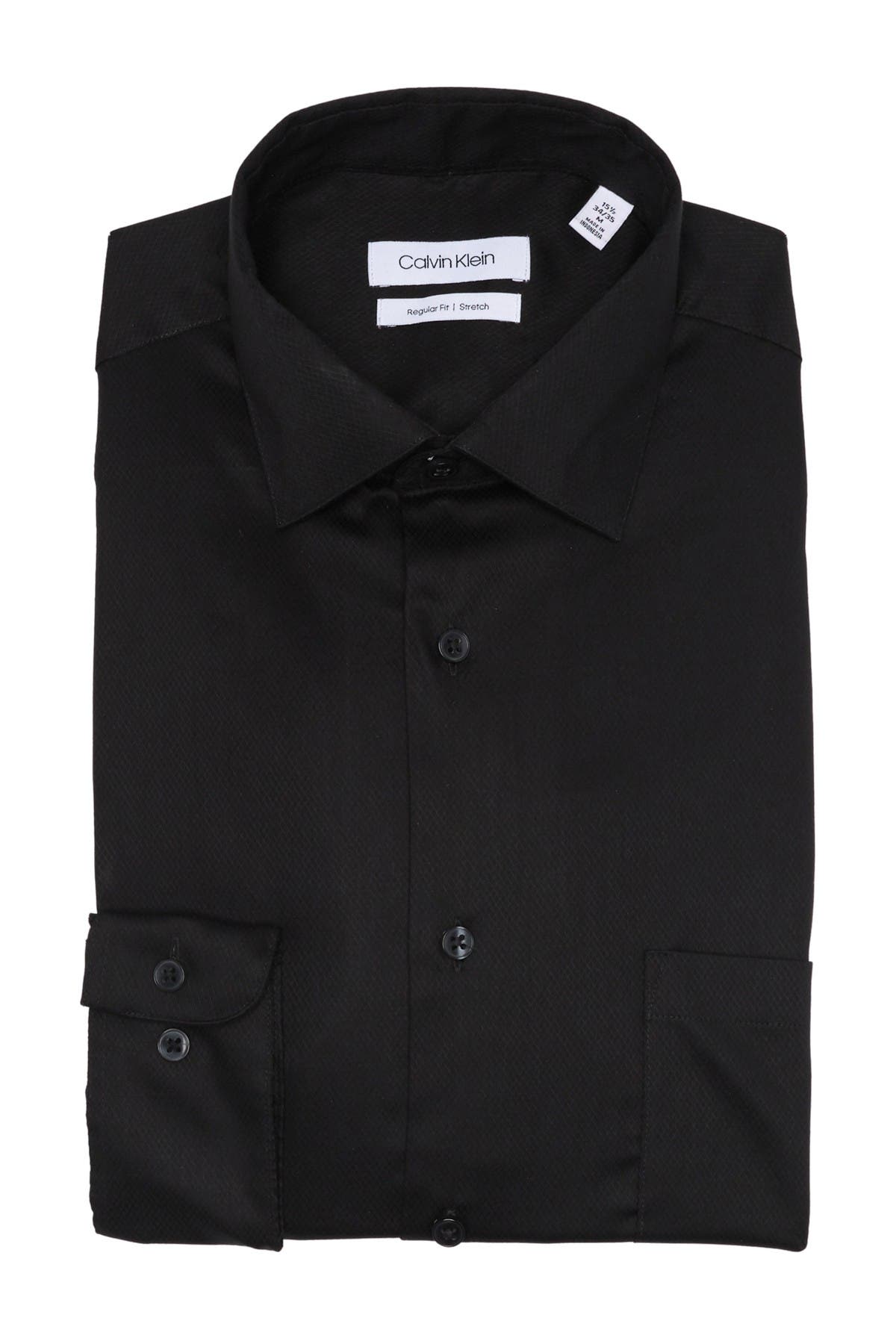 calvin klein white slim fit dress shirt