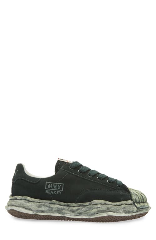 Miharayasuhiro Maison Mihara Yasuhiro Blakey Og Sole Suede Sneaker In Green