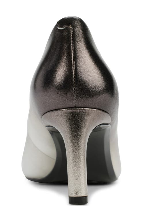 Dkny Charlie Pump In Pewter/silver