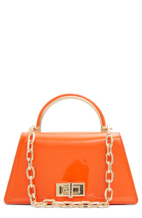 Bright orange outlet bag