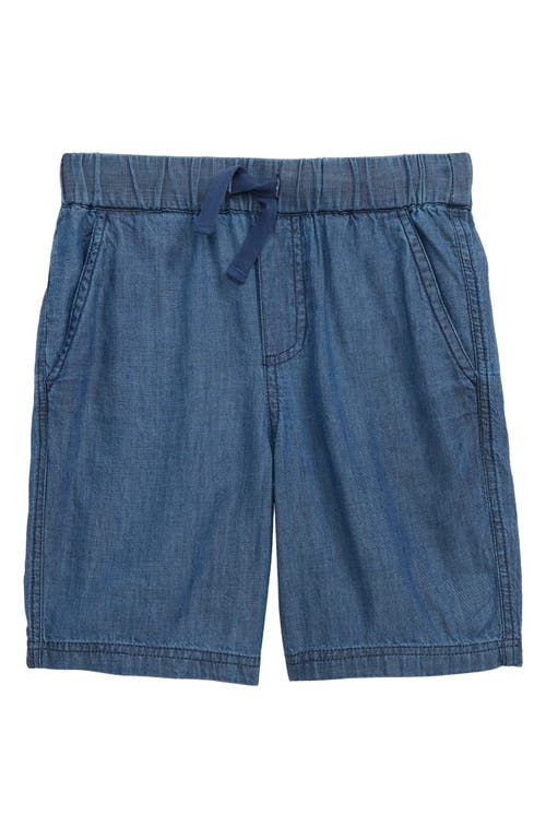 Tucker + Tate Kids' Essential Chambray Shorts in Dark Chambray